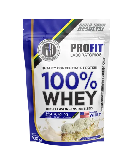 PROFIT LABORATÓRIOS - 100% Whey 900g Sabores - Imagem 5