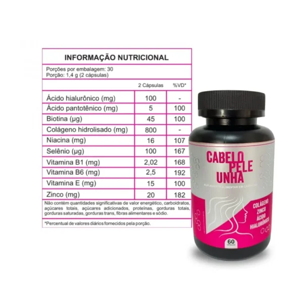 Bio Sphera - Cabelo, Pele e Unha 60Cps - Imagem 2