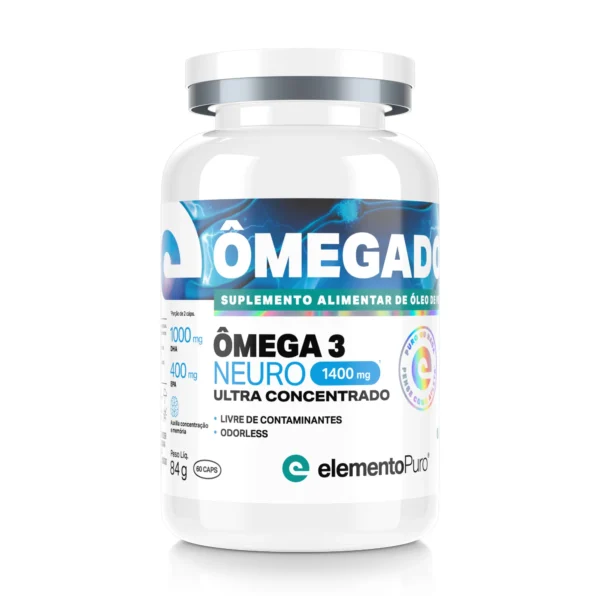 Elemento Puro - Ômega 3 Neuro 60 Cps