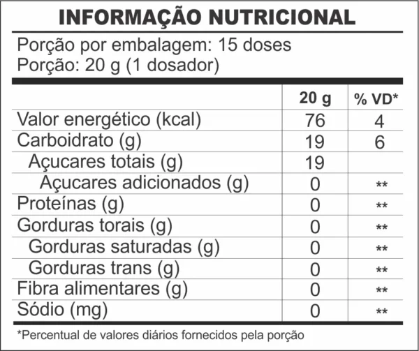 Shark Pro - Palatinose 300g Sem Sabor - Imagem 2