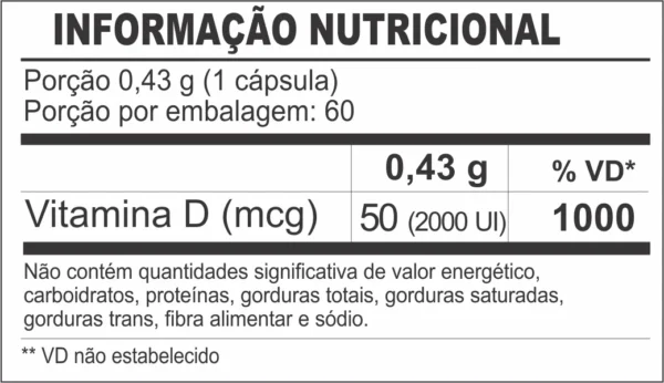 Shark Pro - Vitamina D 60 Cps - Imagem 2